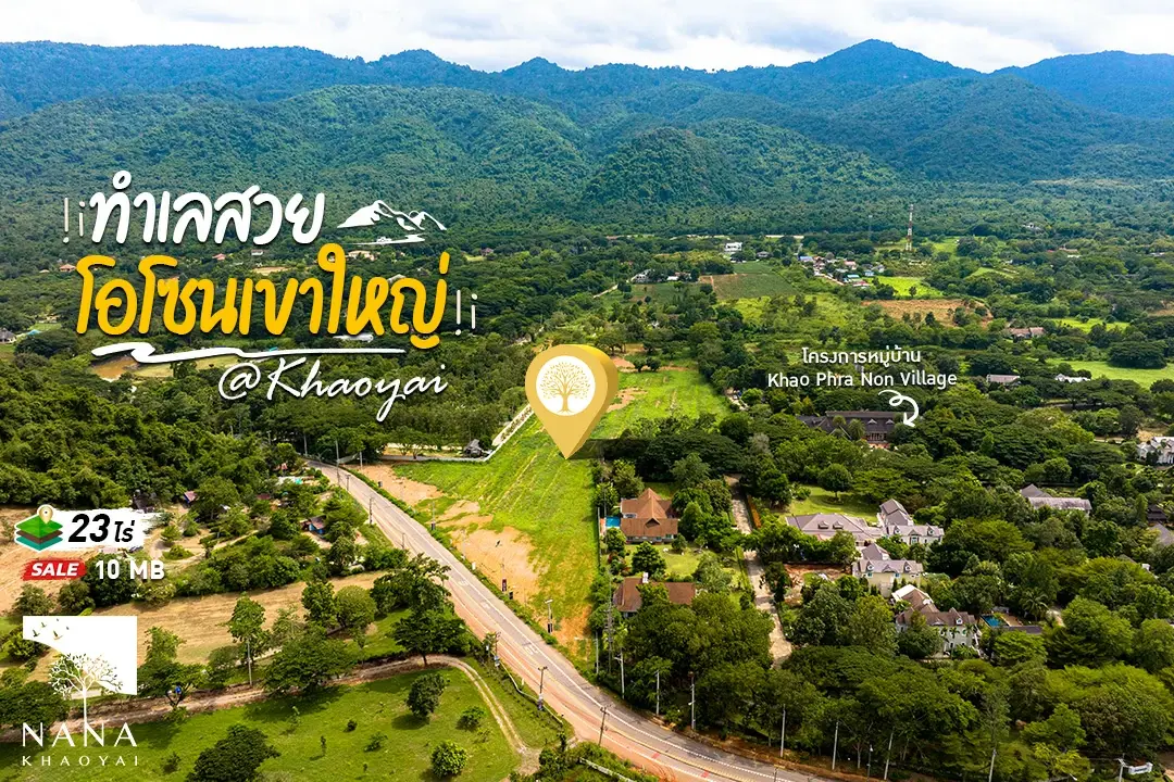 ขายที่ดินเขาใหญ่ เส้นกุดคล้า-ผ่านศึก ใกล้โรงแรมและคอนโดชื่อดัง  วิวเขาสุด Privateใจกลางสถานที่ท่องเที่ยวมากมาย เหมาะสำหรับนักลงทุน