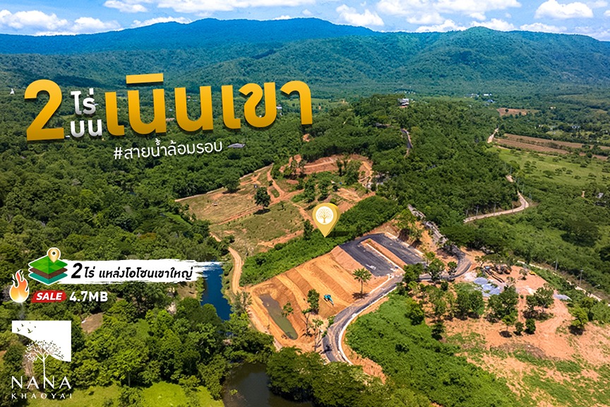 ขายที่ดินแปลงเล็ก 2 ไร่ บนเนินเขา เล่นระดับได้  วิวสวย 360° ถูกที่สุด I รหัส D-PT001