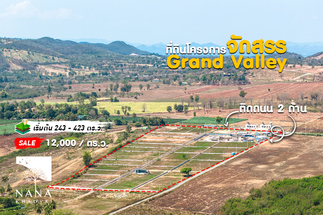 💰 ที่ดินโซนเขาใหญ่จัดสรร วังไทร พื้นที่โครงการ 42 ไร่ ราคาดีเพียง 12,000 บ./ตร.ว. วิวเขา ลมดี | รหัส E-WS013